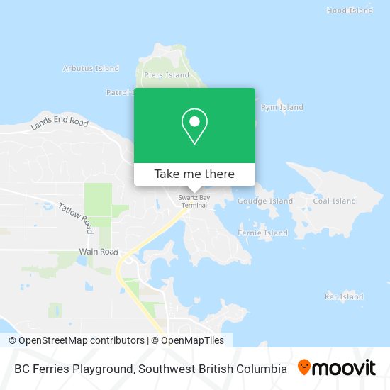 BC Ferries Playground map