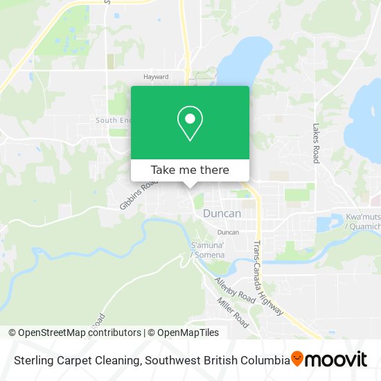 Sterling Carpet Cleaning map