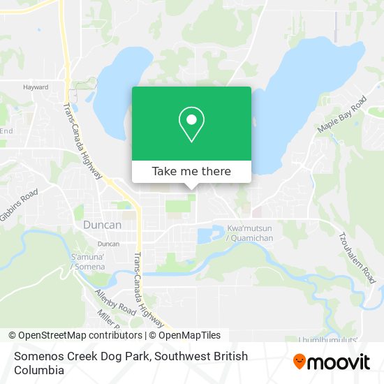 Somenos Creek Dog Park plan