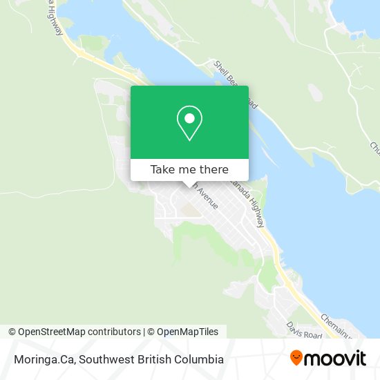 Moringa.Ca map
