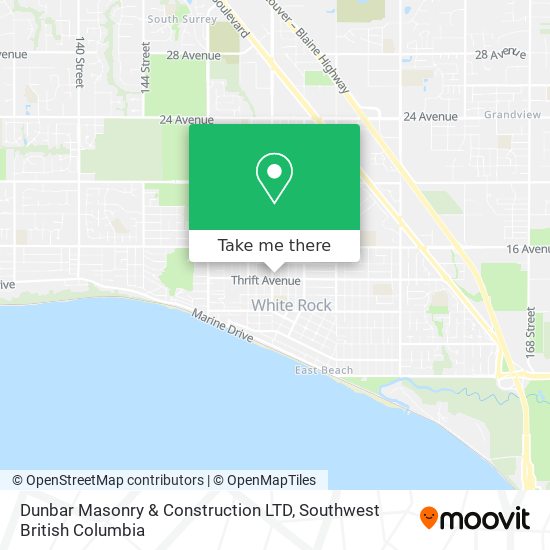 Dunbar Masonry & Construction LTD map