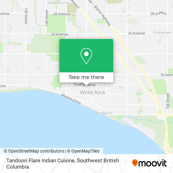 Tandoori Flare Indian Cuisine map