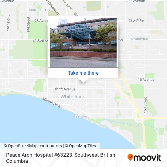 Peace Arch Hospital #63223 plan