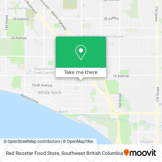 Red Rooster Food Store map