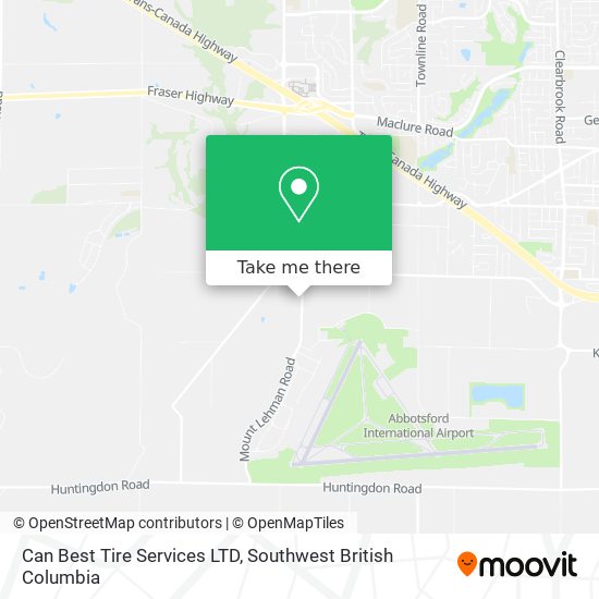 Can Best Tire Services LTD map