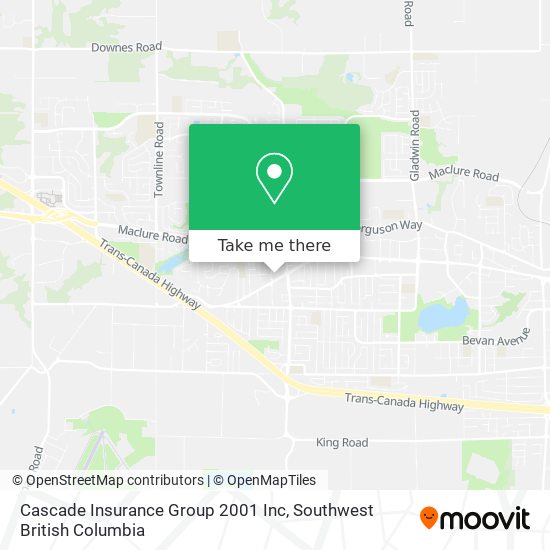 Cascade Insurance Group 2001 Inc map