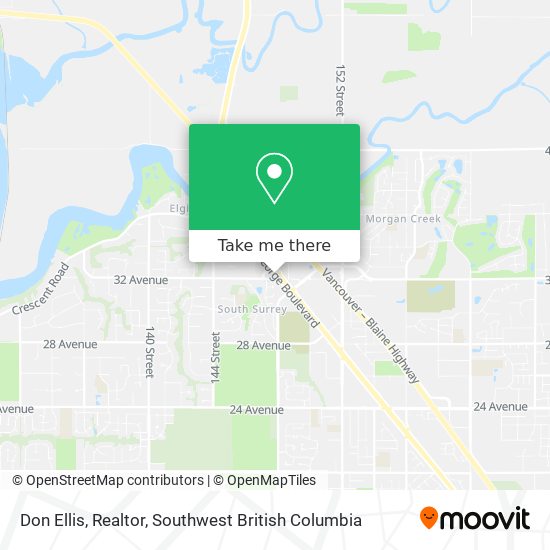 Don Ellis, Realtor map