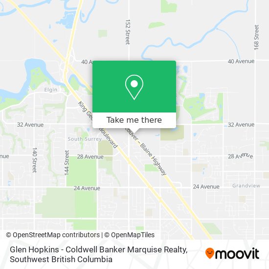 Glen Hopkins - Coldwell Banker Marquise Realty map