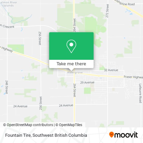 Fountain Tire map