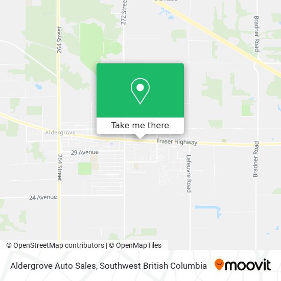 Aldergrove Auto Sales map