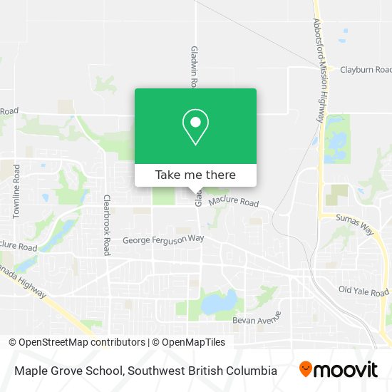 Maple Grove School map