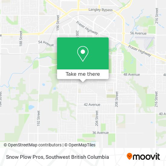Snow Plow Pros map