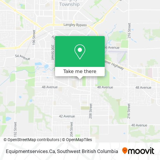 Equipmentservices.Ca map