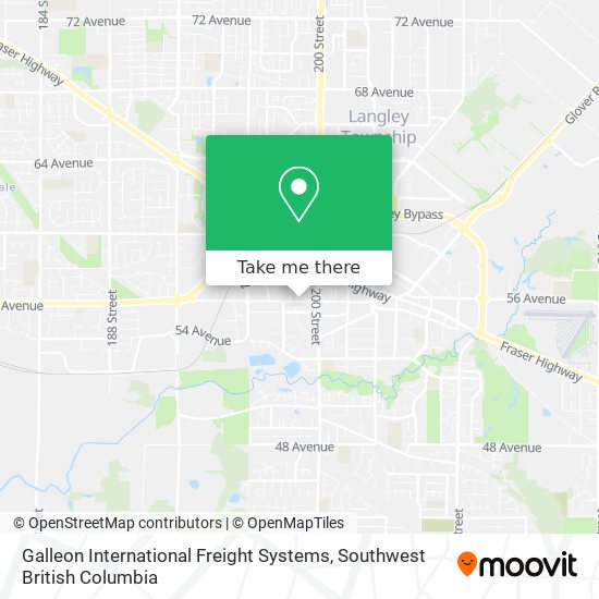 Galleon International Freight Systems map