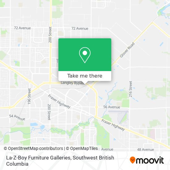 La-Z-Boy Furniture Galleries map