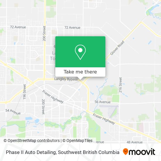 Phase II Auto Detailing map