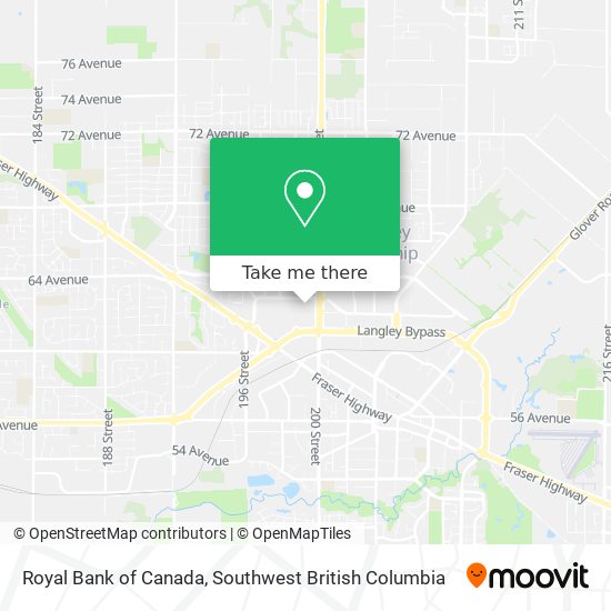 Royal Bank of Canada map