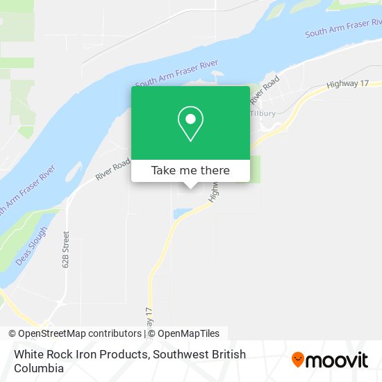 White Rock Iron Products map