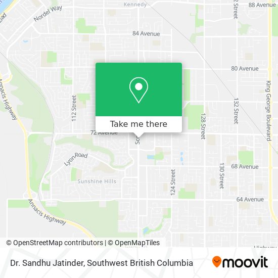 Dr. Sandhu Jatinder map