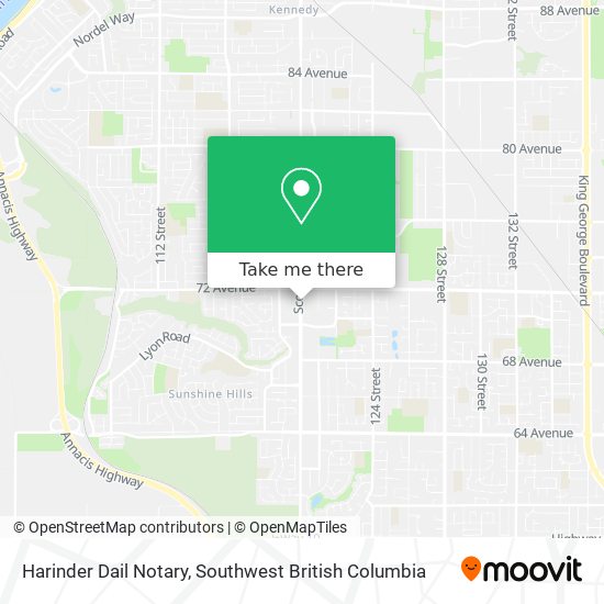 Harinder Dail Notary map