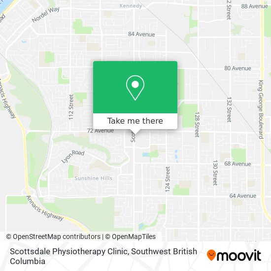 Scottsdale Physiotherapy Clinic map