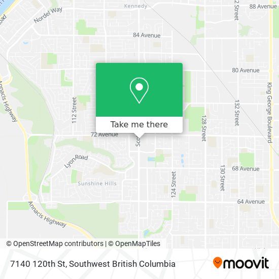 7140 120th St map