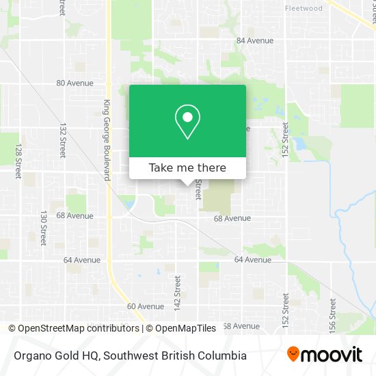 Organo Gold HQ map