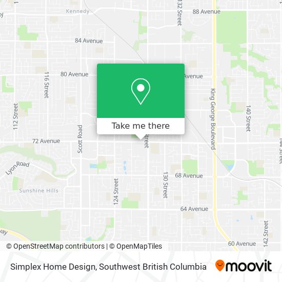 Simplex Home Design map