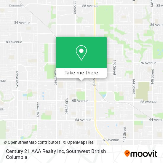 Century 21 AAA Realty Inc map