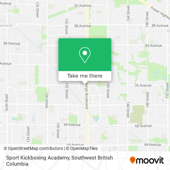 Sport Kickboxing Academy map
