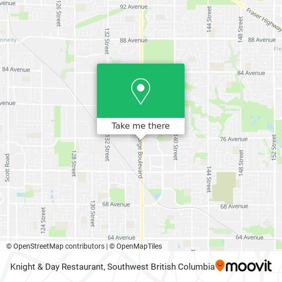 Knight & Day Restaurant map