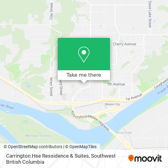 Carrington Hse Ressidence & Suites map