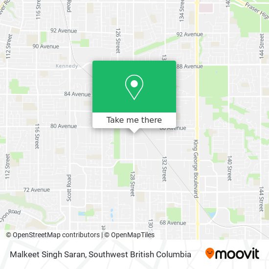 Malkeet Singh Saran map