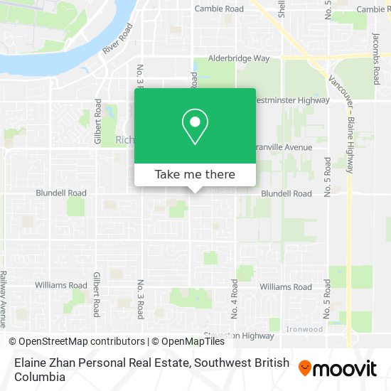 Elaine Zhan Personal Real Estate map