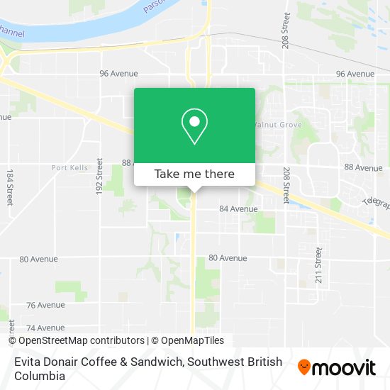 Evita Donair Coffee & Sandwich map