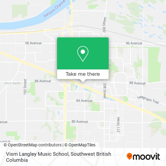 Vism Langley Music School map