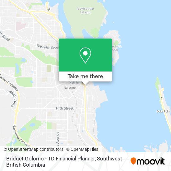 Bridget Golomo - TD Financial Planner map