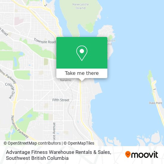 Advantage Fitness Warehouse Rentals & Sales map