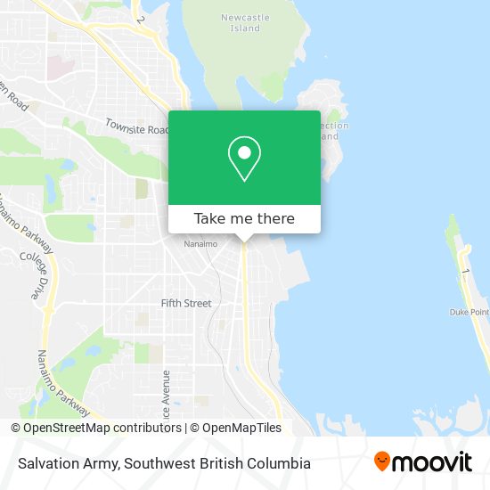 Salvation Army map