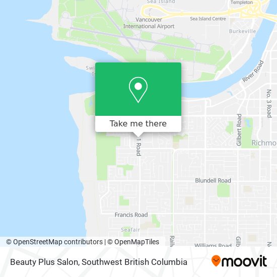 Beauty Plus Salon map