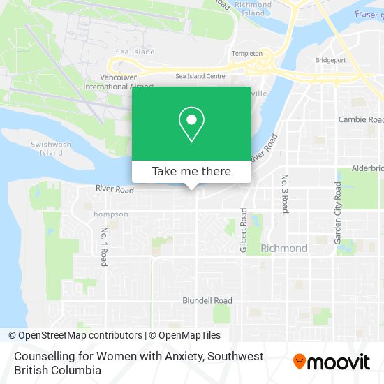 Counselling for Women with Anxiety map