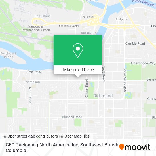 CFC Packaging North America Inc map