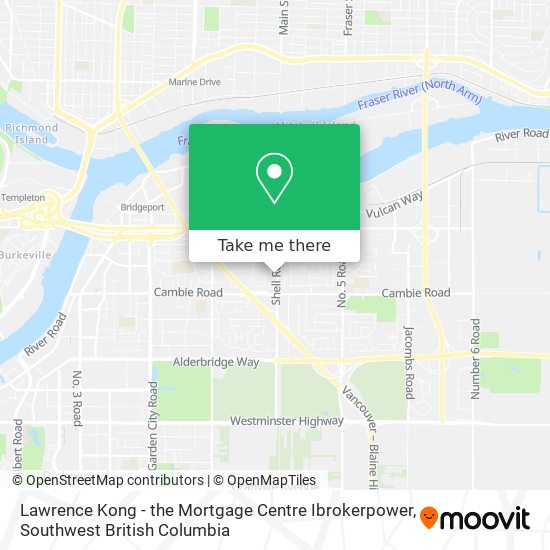 Lawrence Kong - the Mortgage Centre Ibrokerpower map