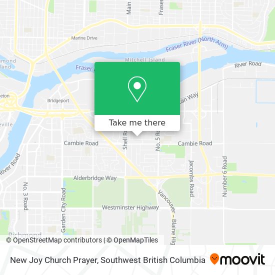 New Joy Church Prayer map