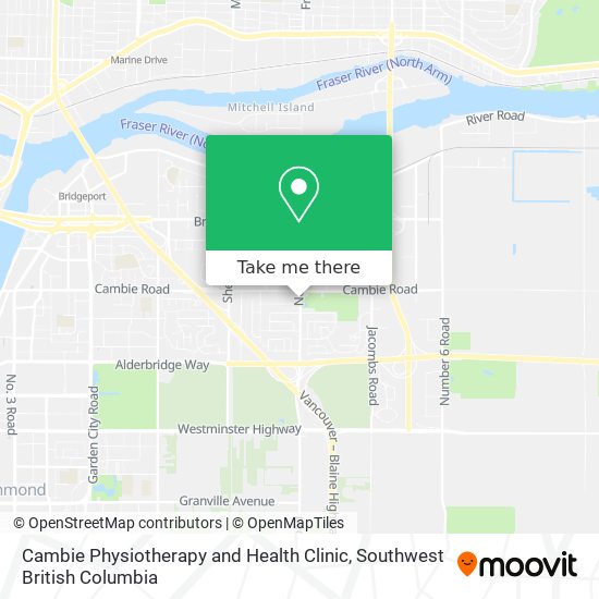 Cambie Physiotherapy and Health Clinic map