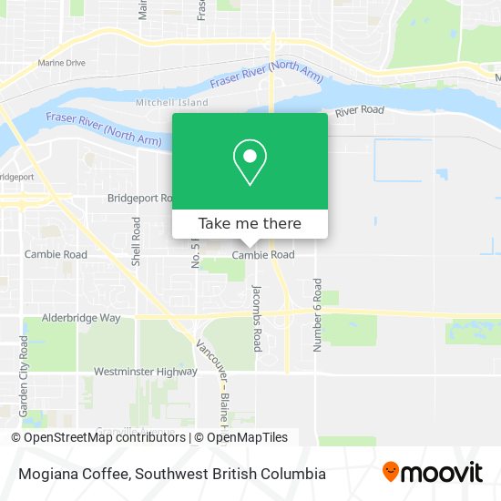 Mogiana Coffee map