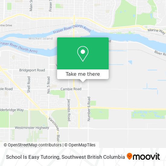 School Is Easy Tutoring map