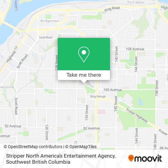 Stripper North America's Entertainment Agency map
