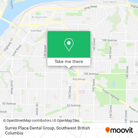 Surrey Place Dental Group map