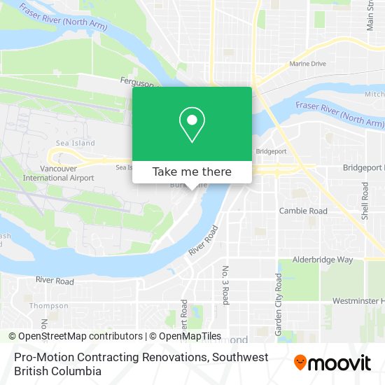Pro-Motion Contracting Renovations map